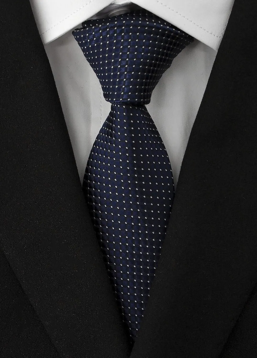 Adulove Men's Necktie Classic Silk Tie Woven Jacquard Neck Ties