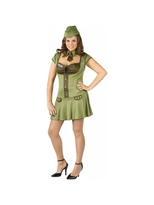 Adult Plus Size Army Major Costume