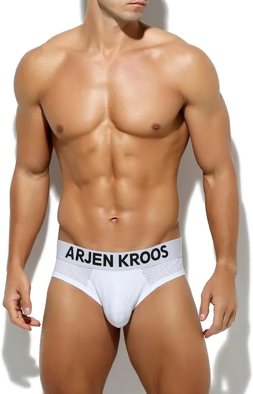 Arjen Kroos Men's Jockstrap Underwear Breathable Mesh Jock Straps Cotton Athletic Supporter