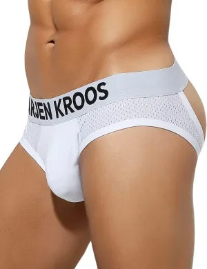 Arjen Kroos Men's Jockstrap Underwear Breathable Mesh Jock Straps Cotton Athletic Supporter