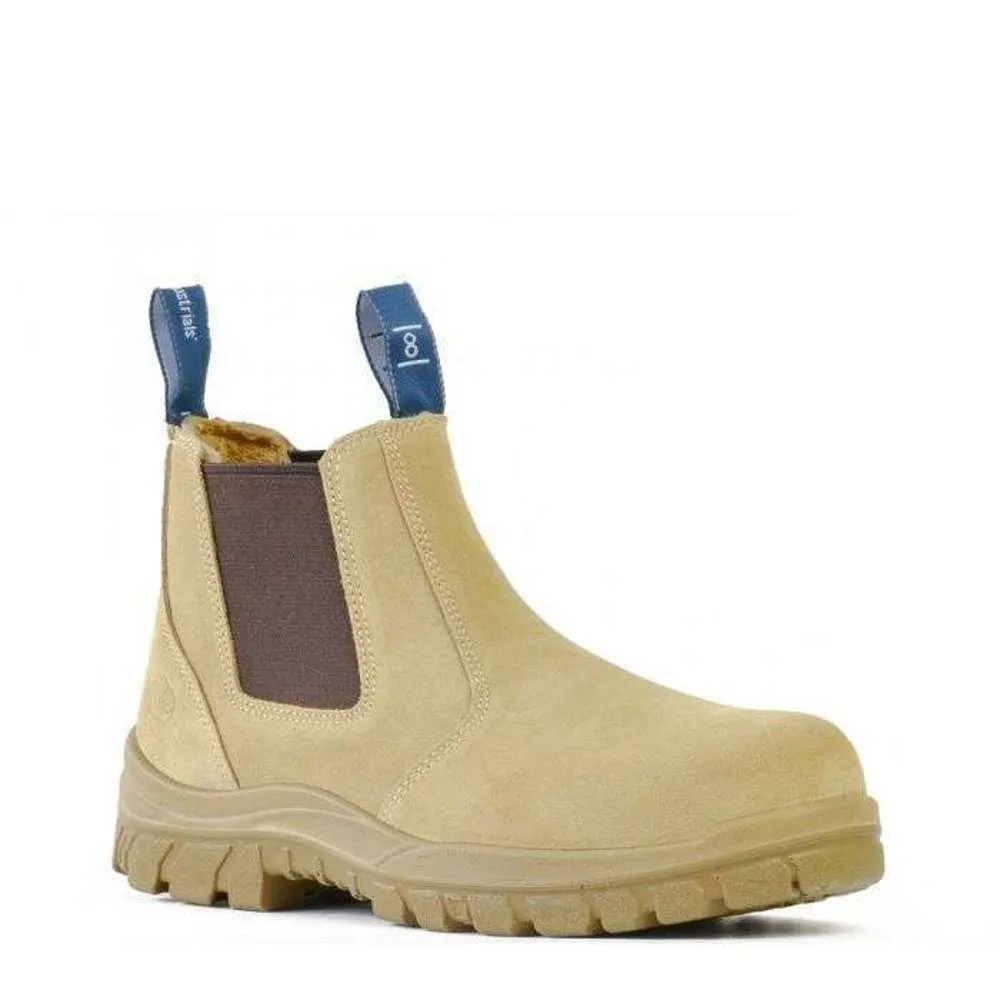 Bata Mercury Ankle Safety Boot-Slip On Brown US11