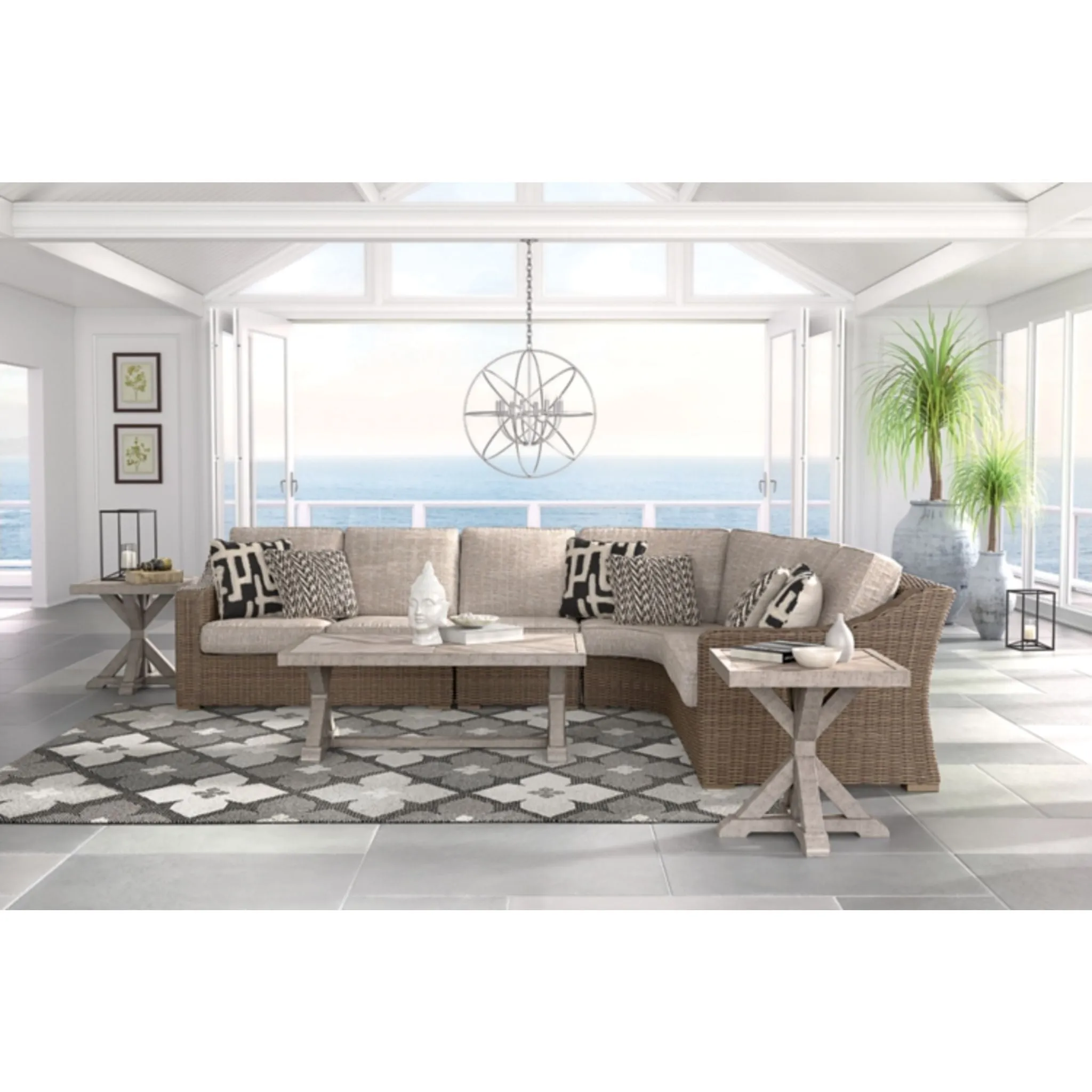 Beachcroft 4 Piece Outdoor Sectional