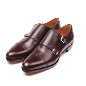 Brown Calf Double Monk Straps