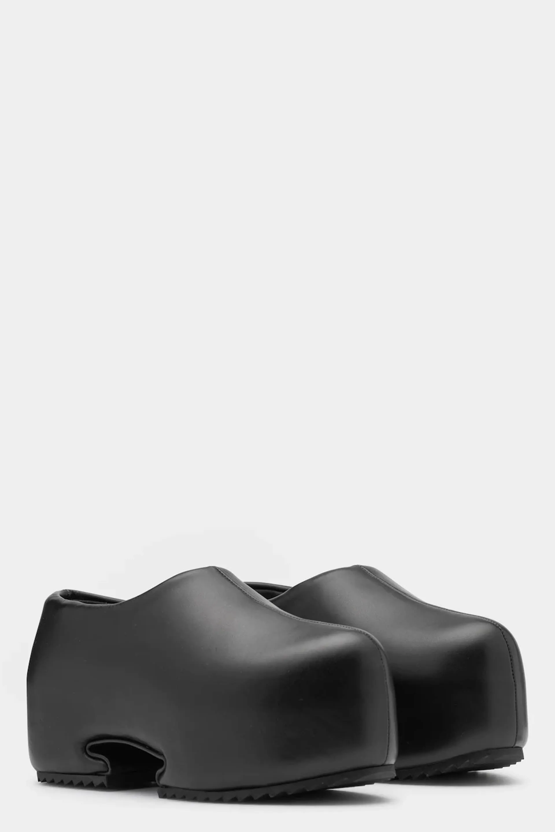 Clog Black Leather