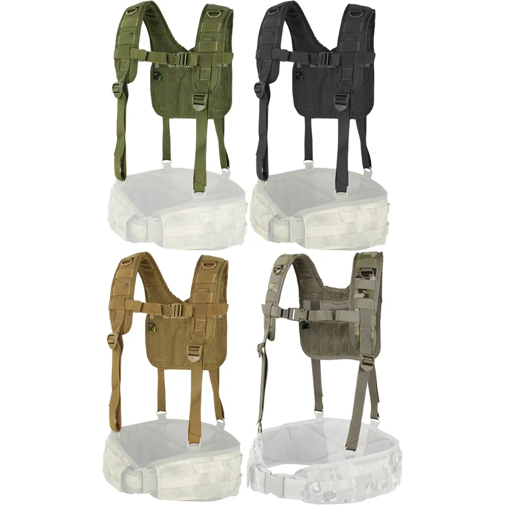 Condor MOLLE H-Harness Suspender System for Tactical Belts