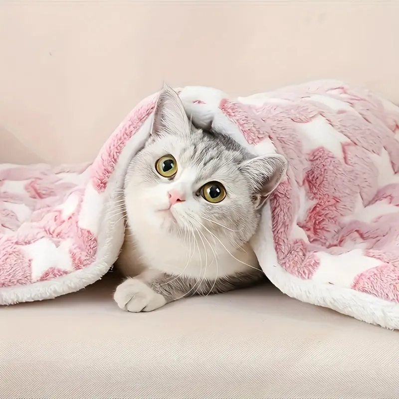 Cozy Pet Mats Plush Indoor Blankets for Warmth