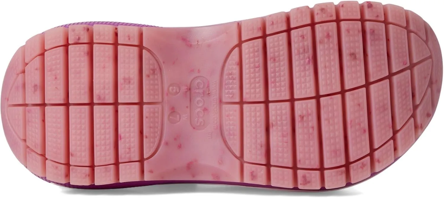 Crocs Mega Crush Clog - Unisex Clogs - Thermoplastic Upper - Adjustable Ankle-Sling - Flexible - Rubber Tread