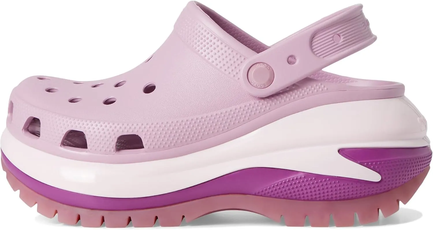 Crocs Mega Crush Clog - Unisex Clogs - Thermoplastic Upper - Adjustable Ankle-Sling - Flexible - Rubber Tread