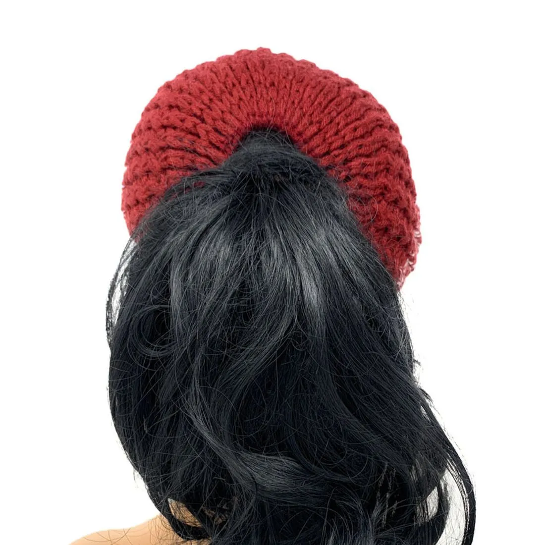 Empire Cove Knit Ponytail Beanie Womens Winter Warm