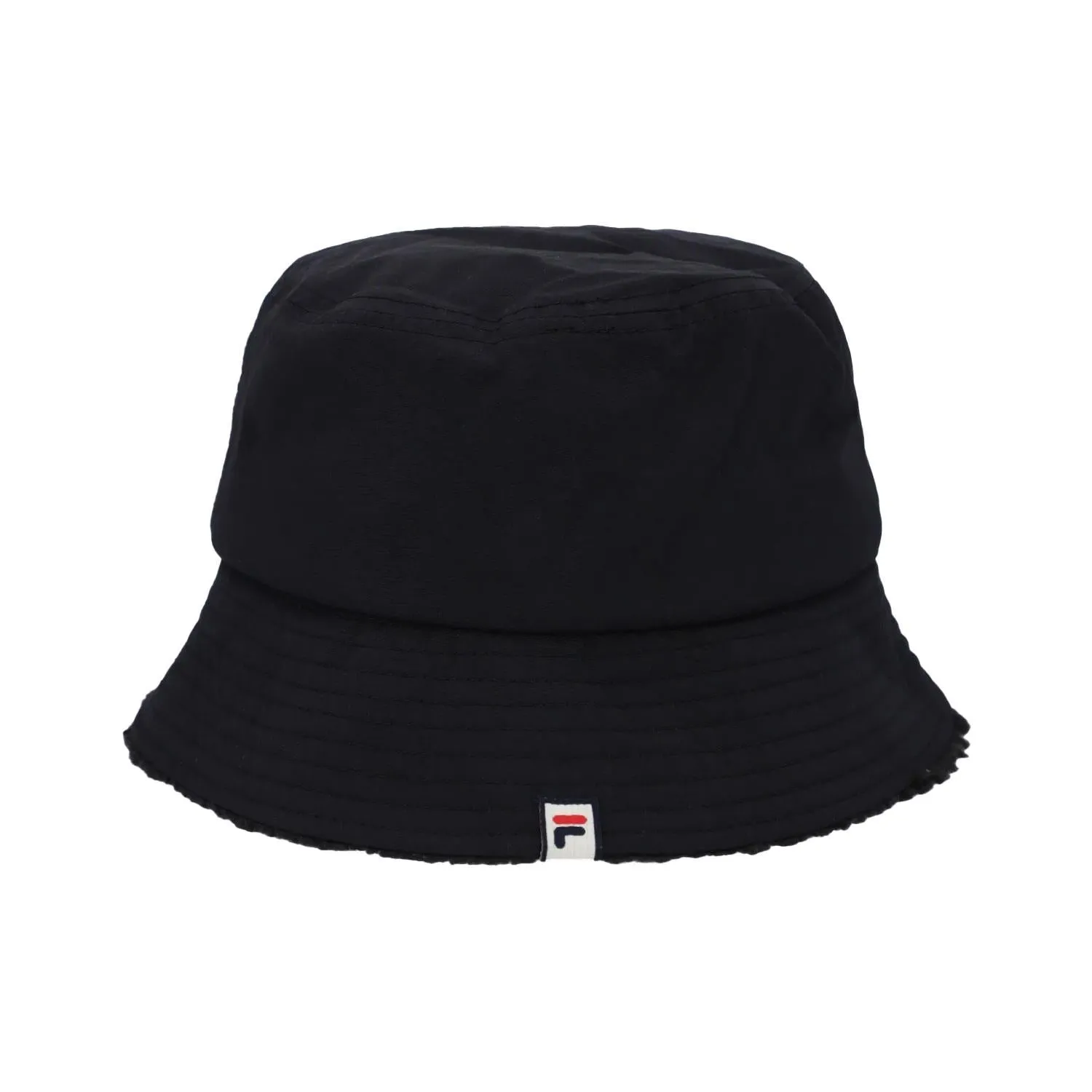 FILA Mens Bevans Retro Sherpa Lined Bucket Hat With F-Box Logo - FHXF23006