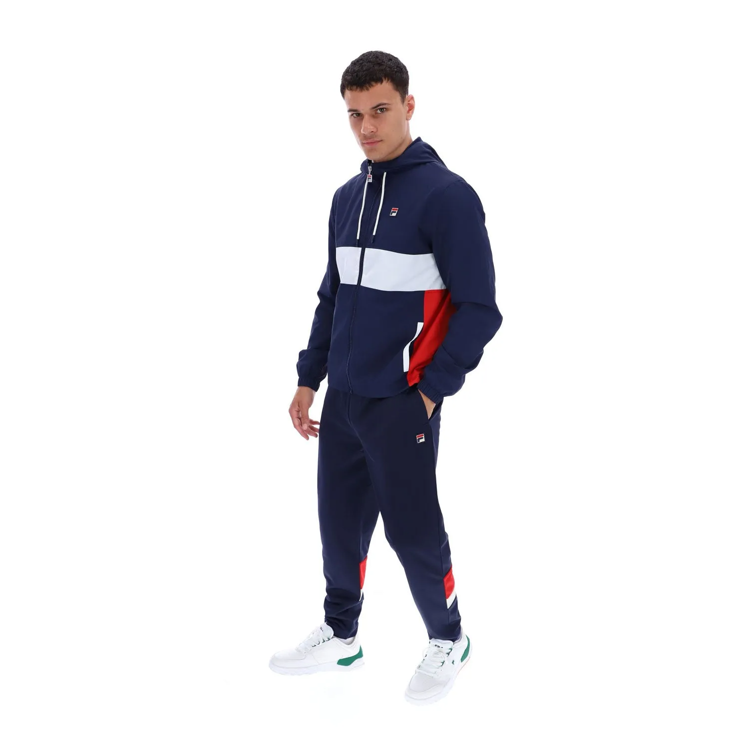 FILA Mens Bianco Retro Anorak - FW23MH043