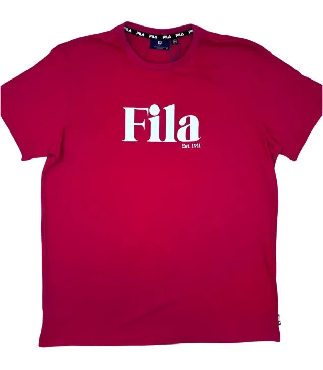 FILA MEN'S JAMIE RED TEE