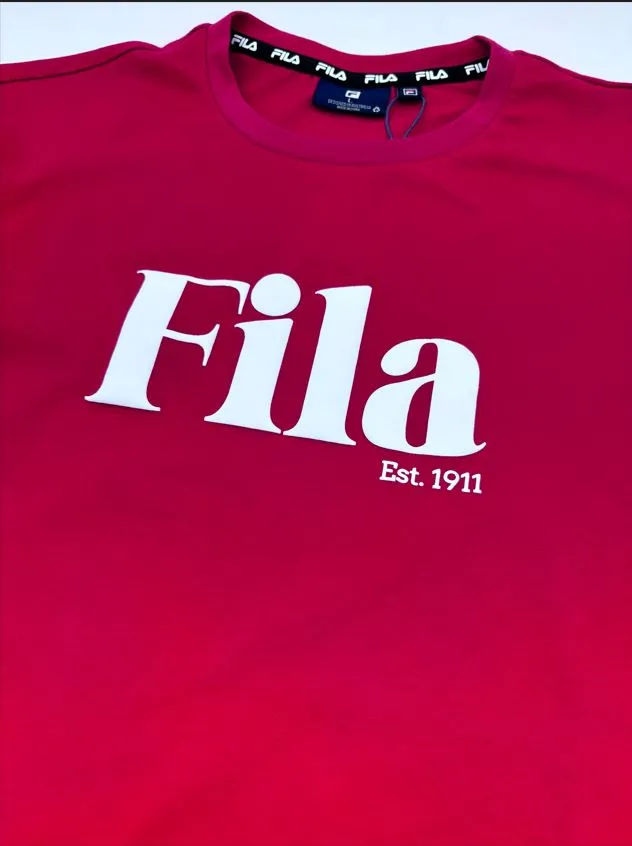 FILA MEN'S JAMIE RED TEE