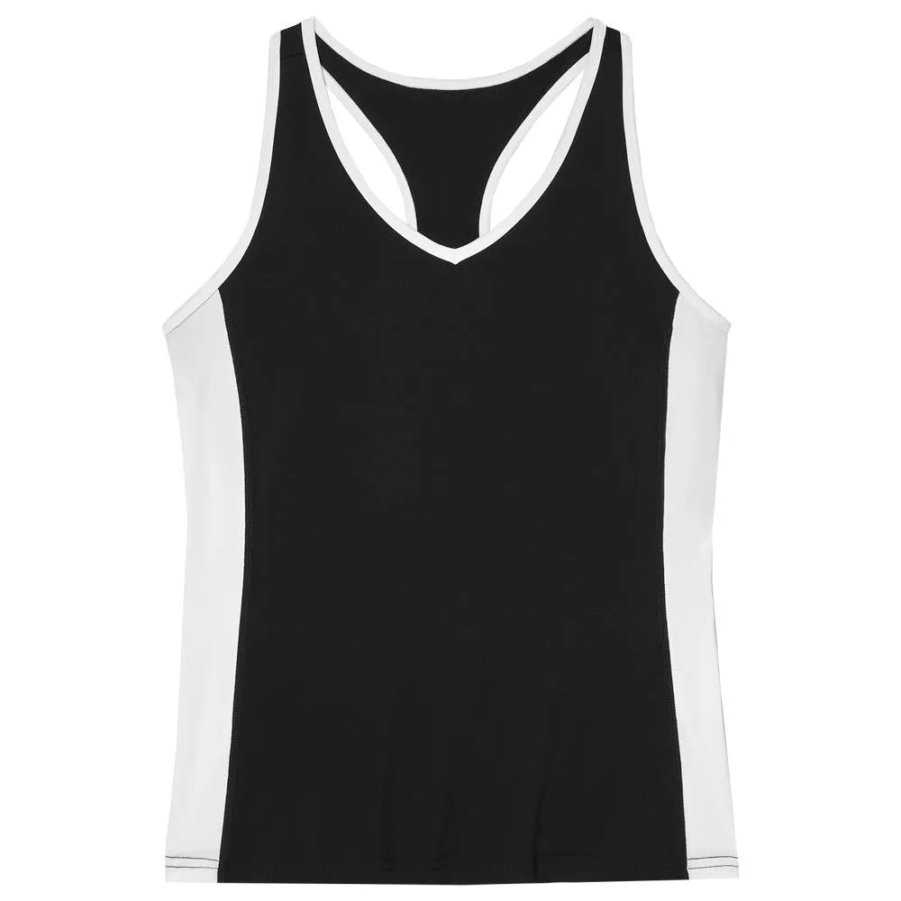 Fila Women's LA Finale Racerback Tank - Black/White