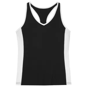 Fila Women's LA Finale Racerback Tank - Black/White