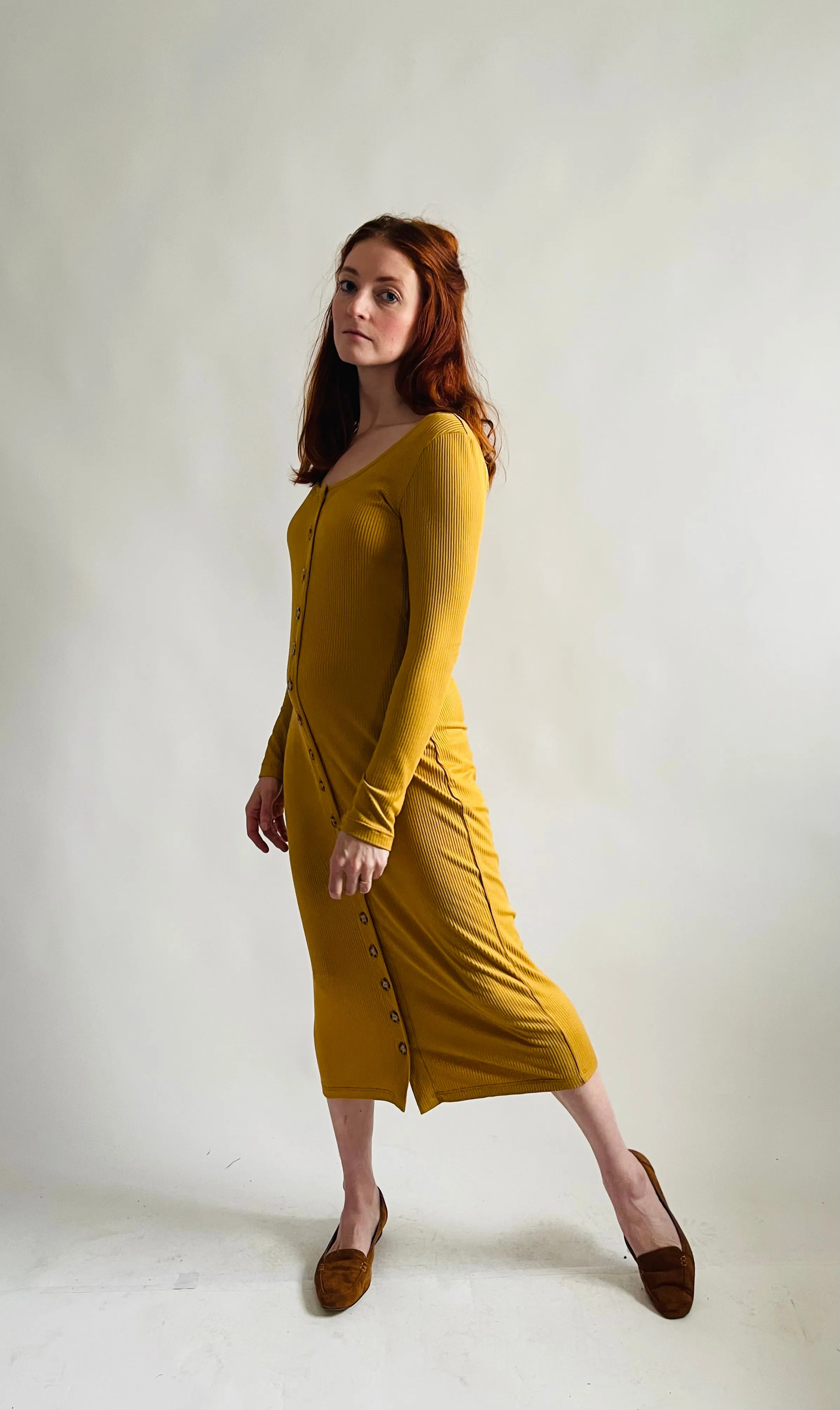 Ila Dress in Golden Turmeric ***LAST ONE!!!***