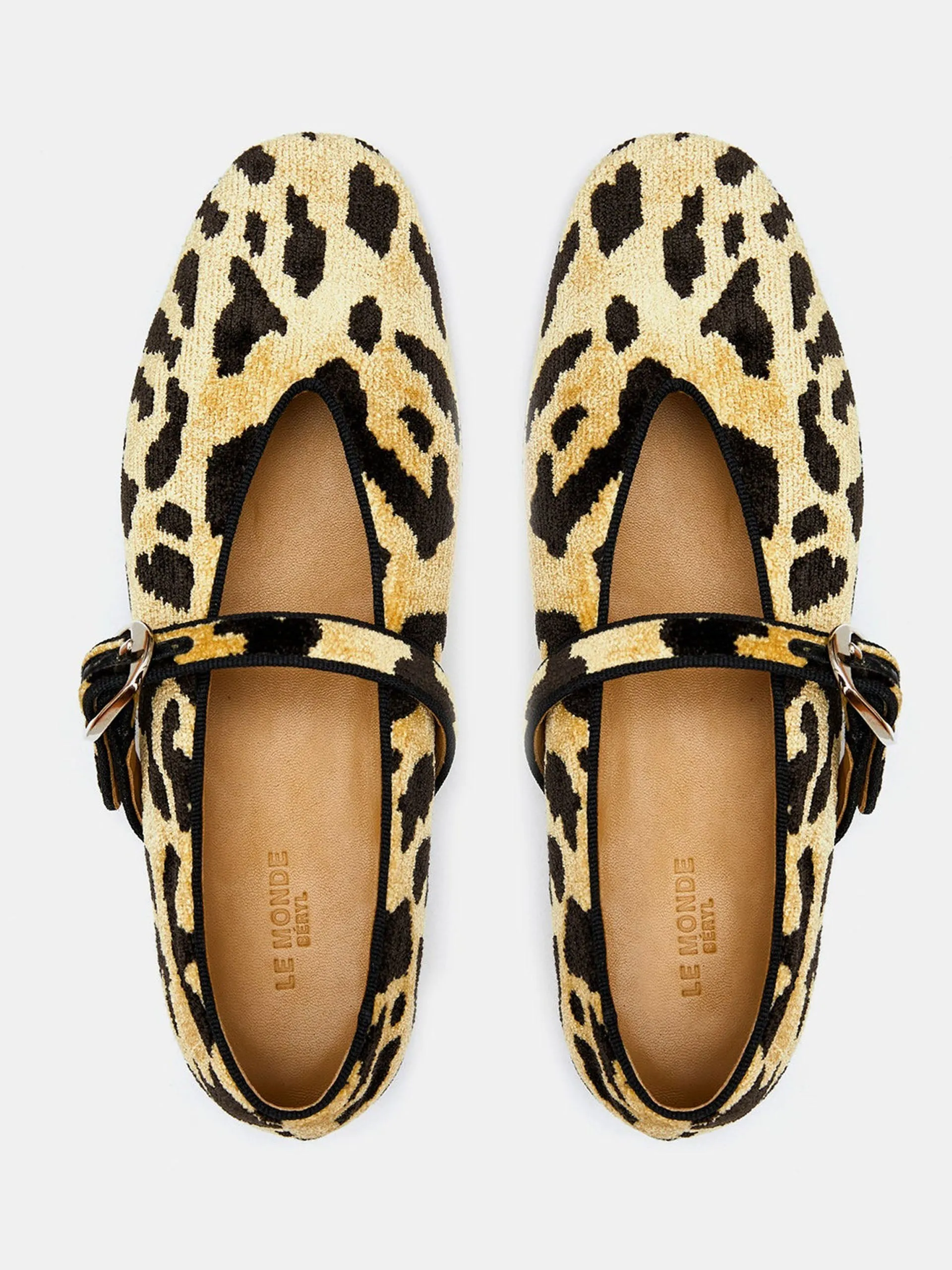 Leopard print bevilacqua velvet Stella slippers