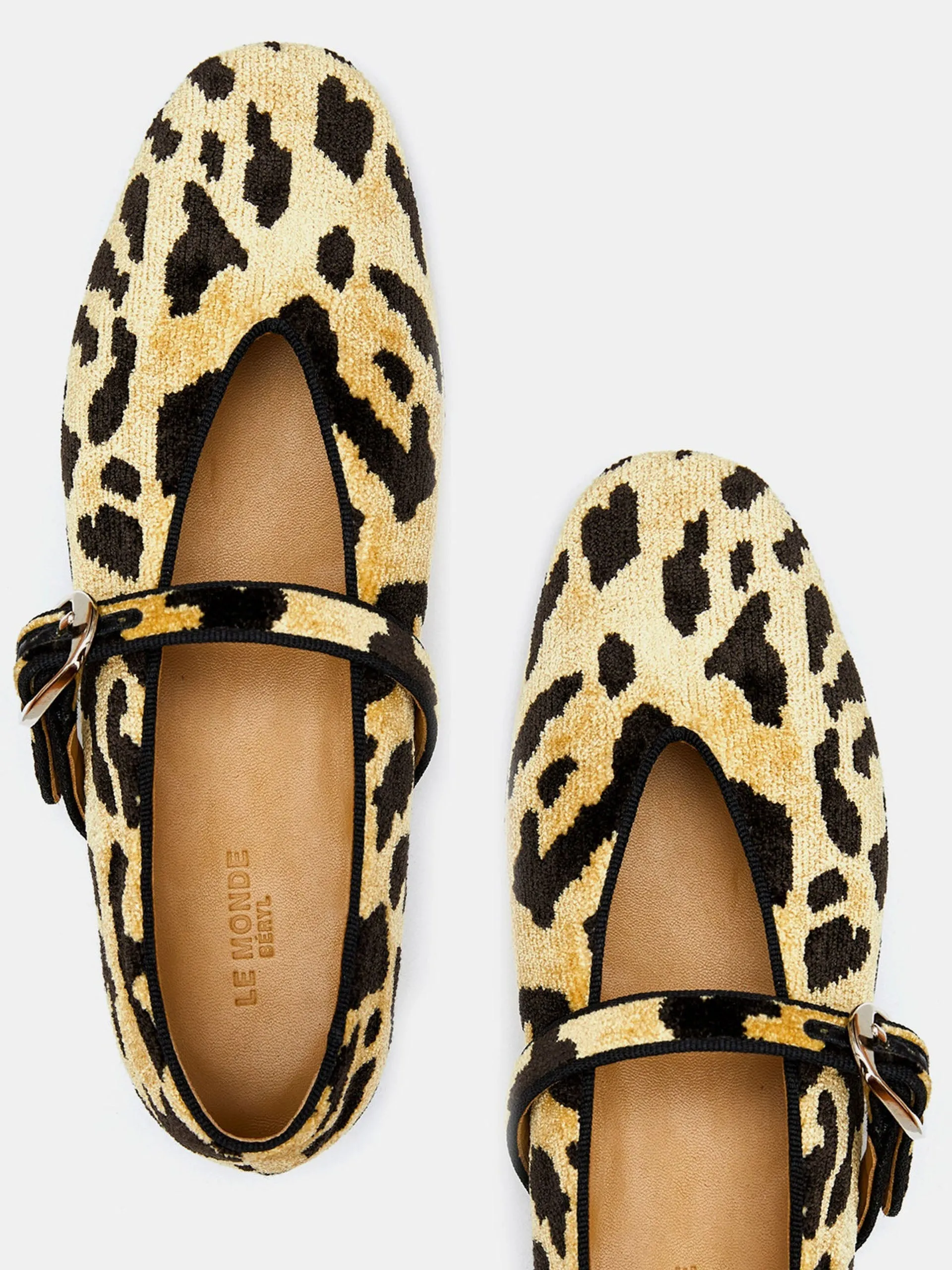 Leopard print bevilacqua velvet Stella slippers