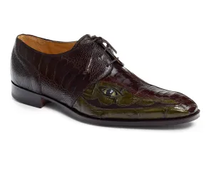 Mauri 4787 'EYE' Colosseo Ostrich & Crocodile Dress Shoes