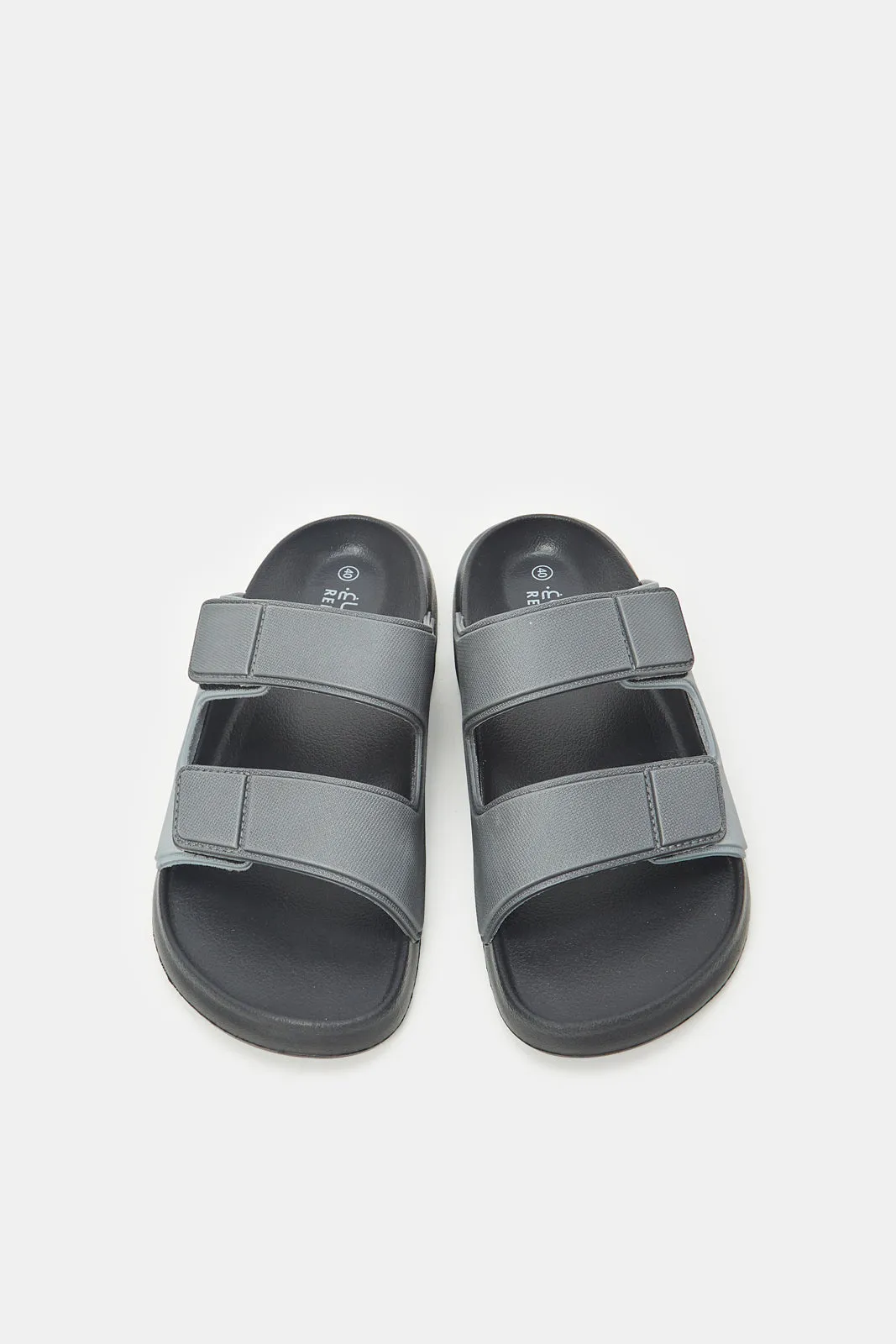 Men Grey Molded Slide