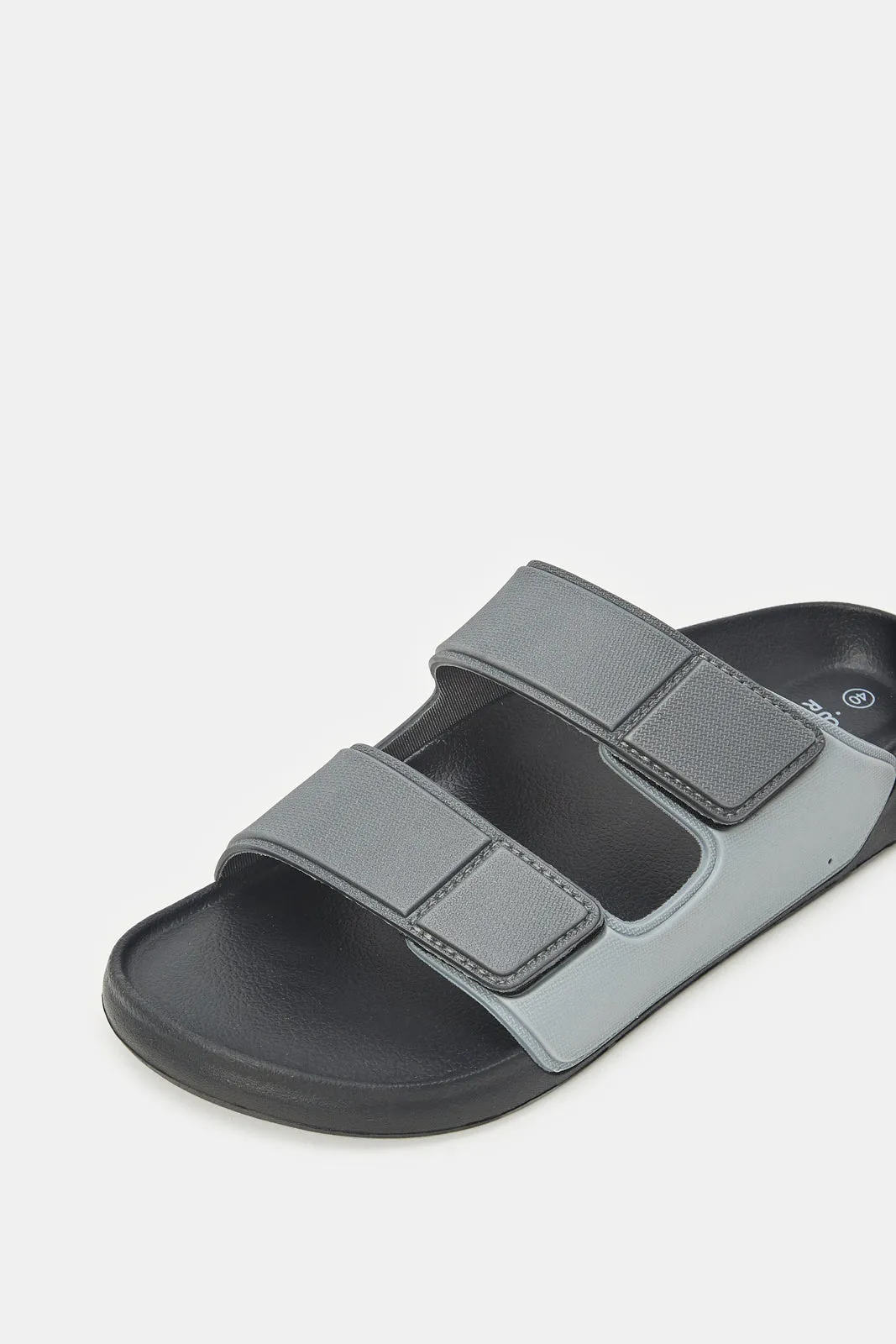 Men Grey Molded Slide