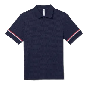 Mens Fila Essentials Heritage Jacquard Polo