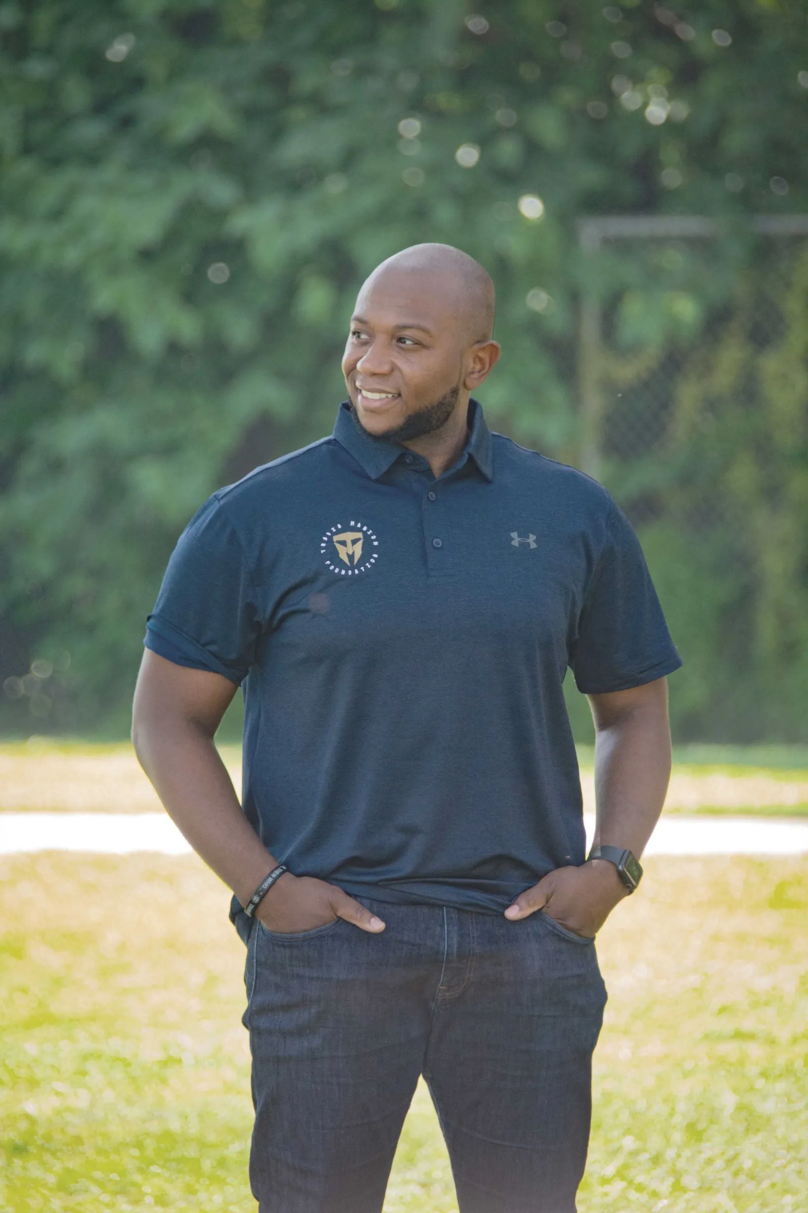 Men's UA Blue Polo