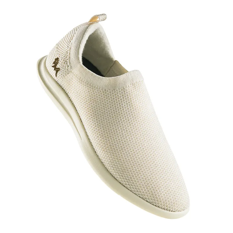 Neeman's ReLive Knit Slip On Sneakers | Ivory | Light-Weight & Comfortable