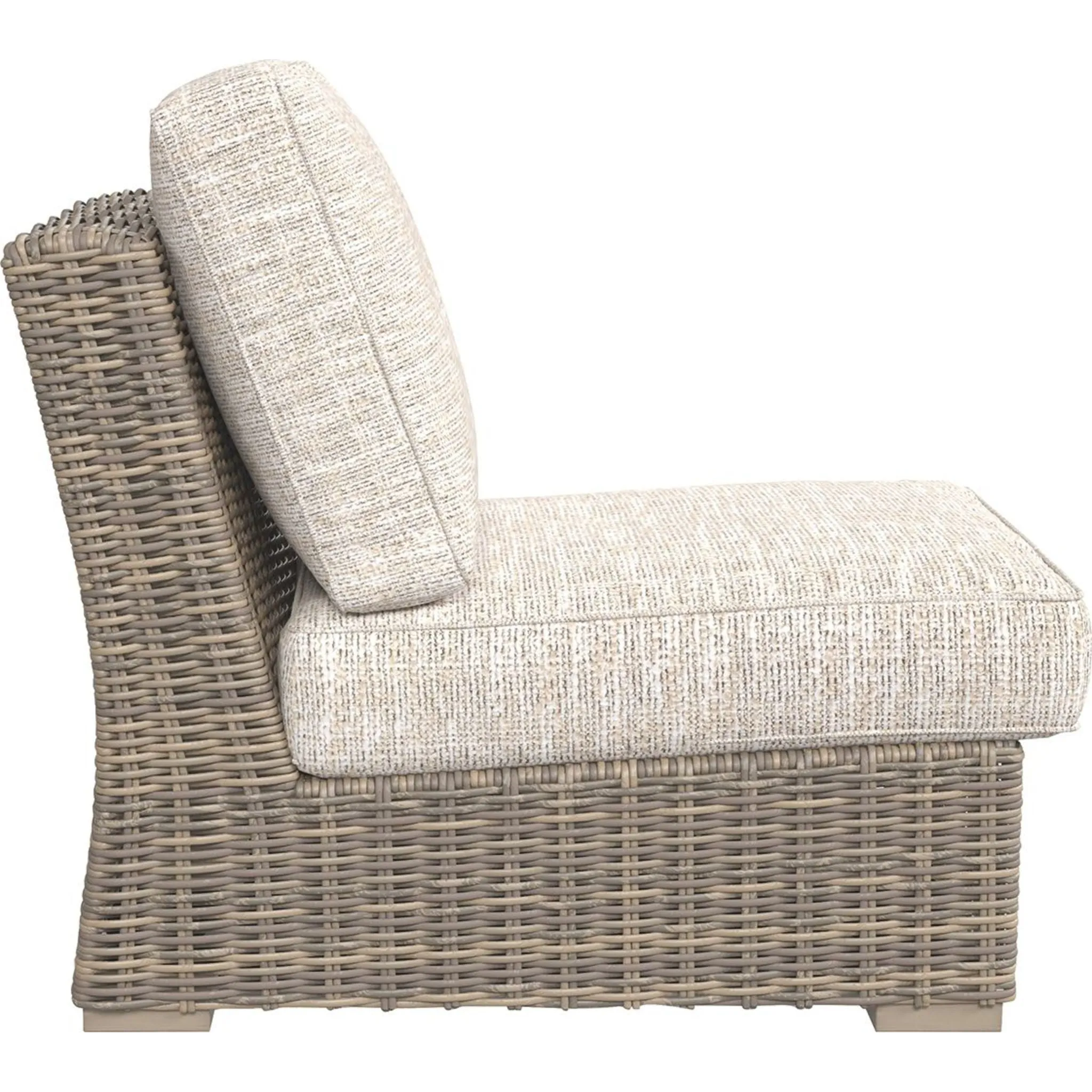 Outdoor Beachcroft Armless Chair with Cushion