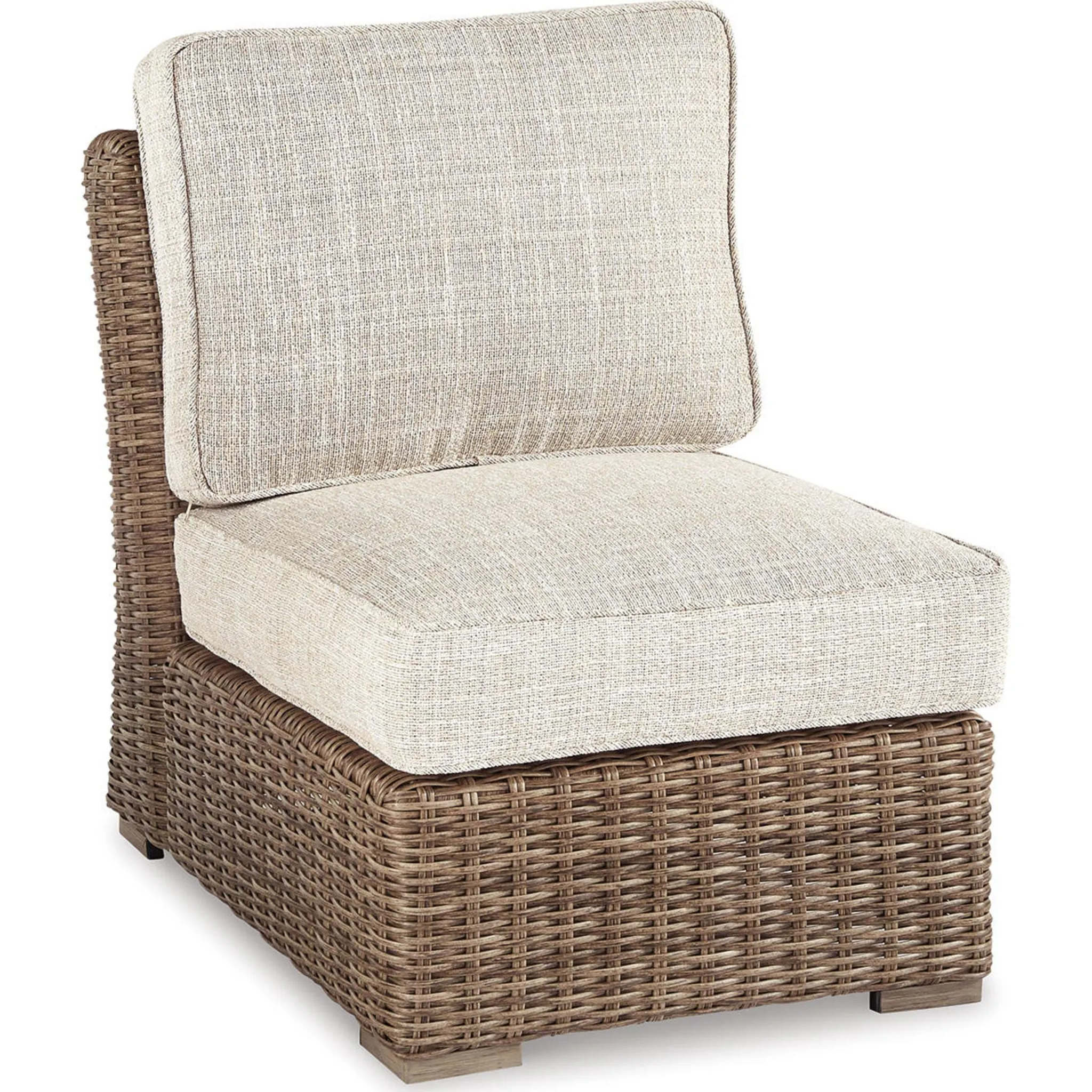 Outdoor Beachcroft Armless Chair with Cushion