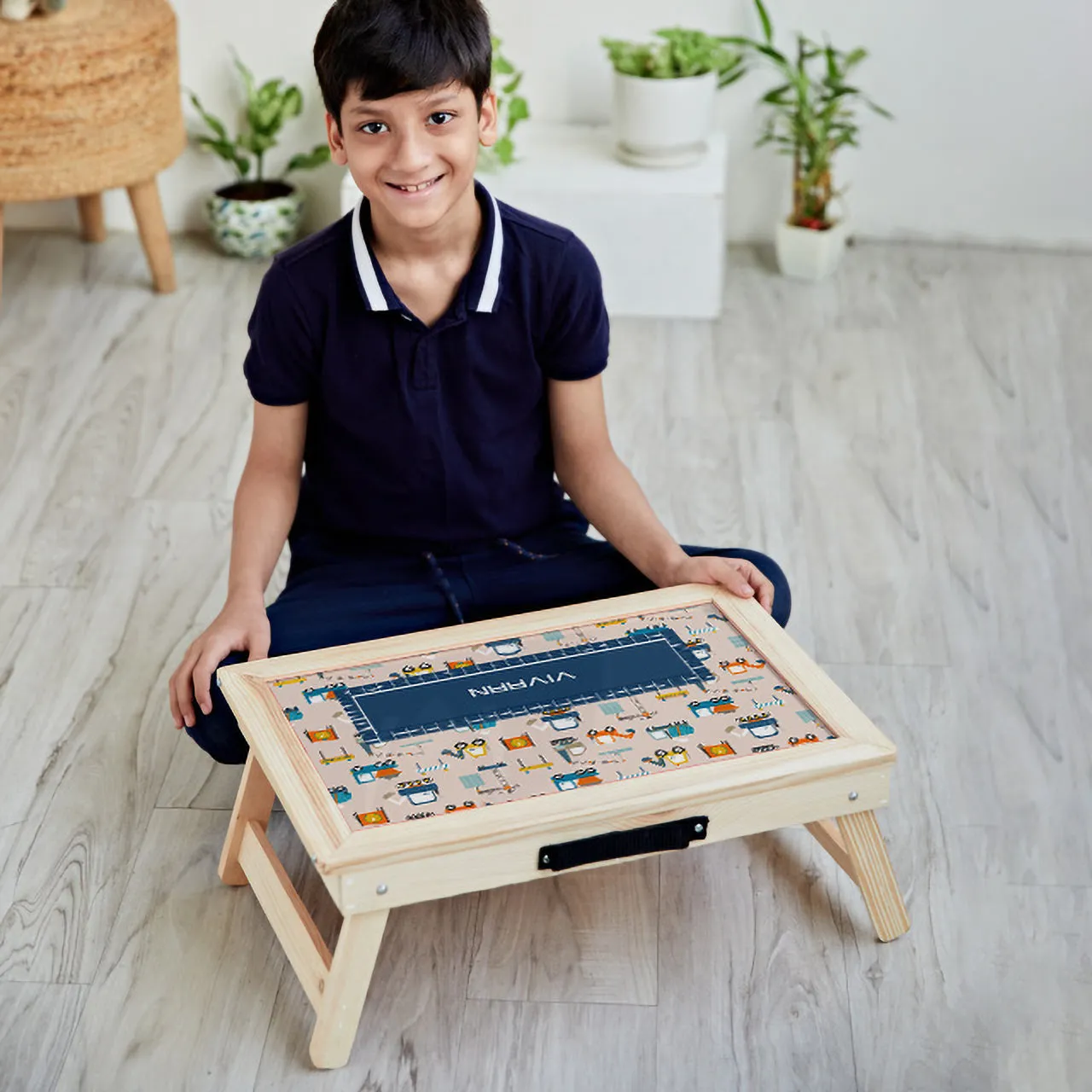Personalised Foldable Desk - Construction Site