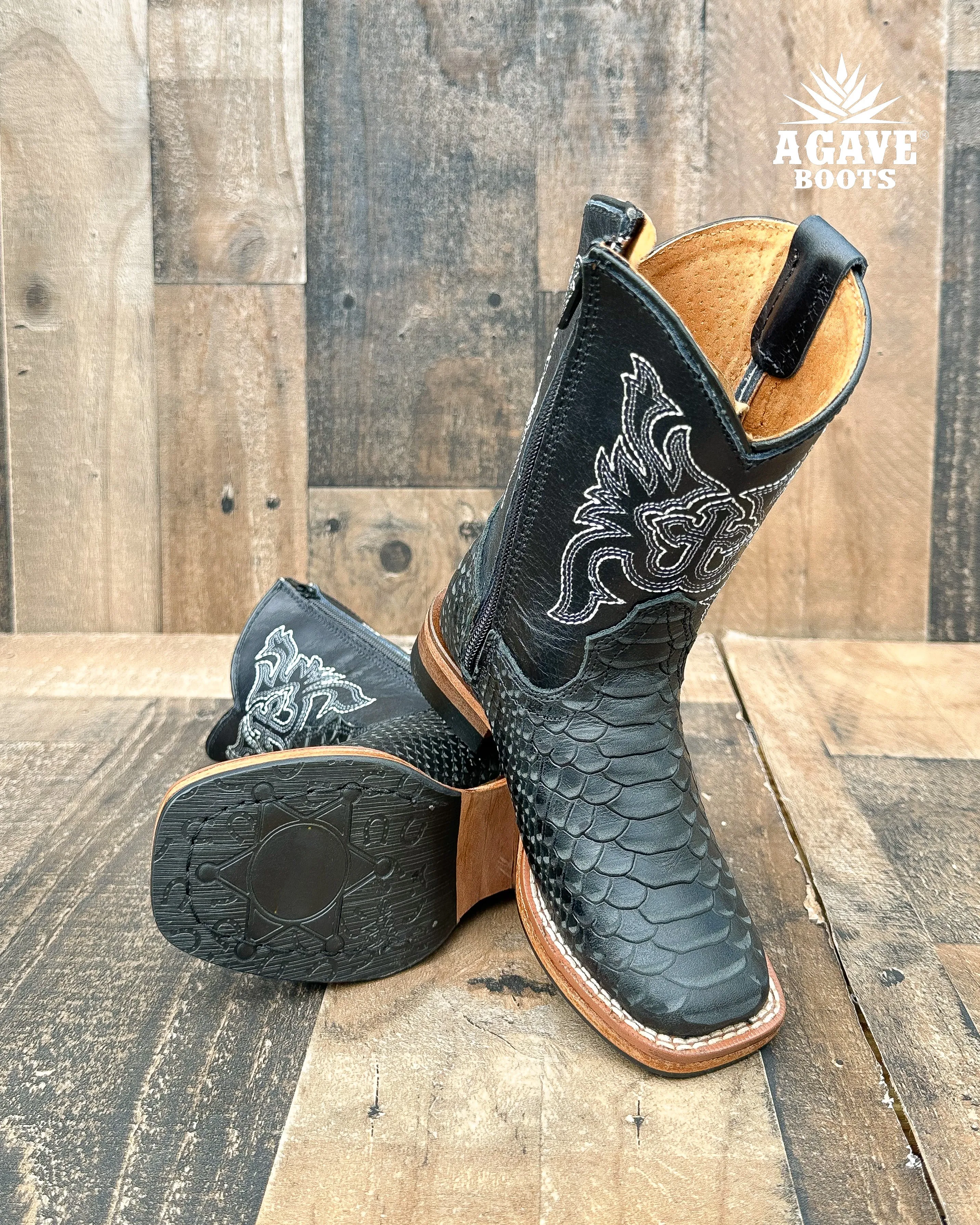 PYTHON | KIDS BOYS TODDLER WESTERN COWBOY BOOTS