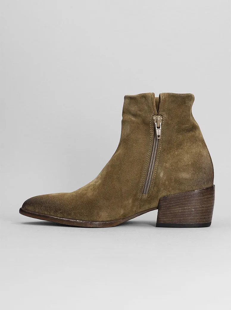 Ranch taupe suede