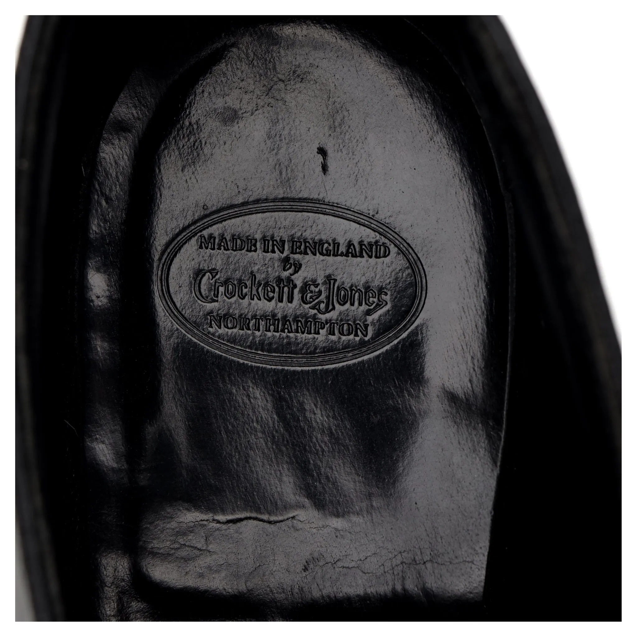 'Savile 4' Black Leather Monk Strap UK 10 E