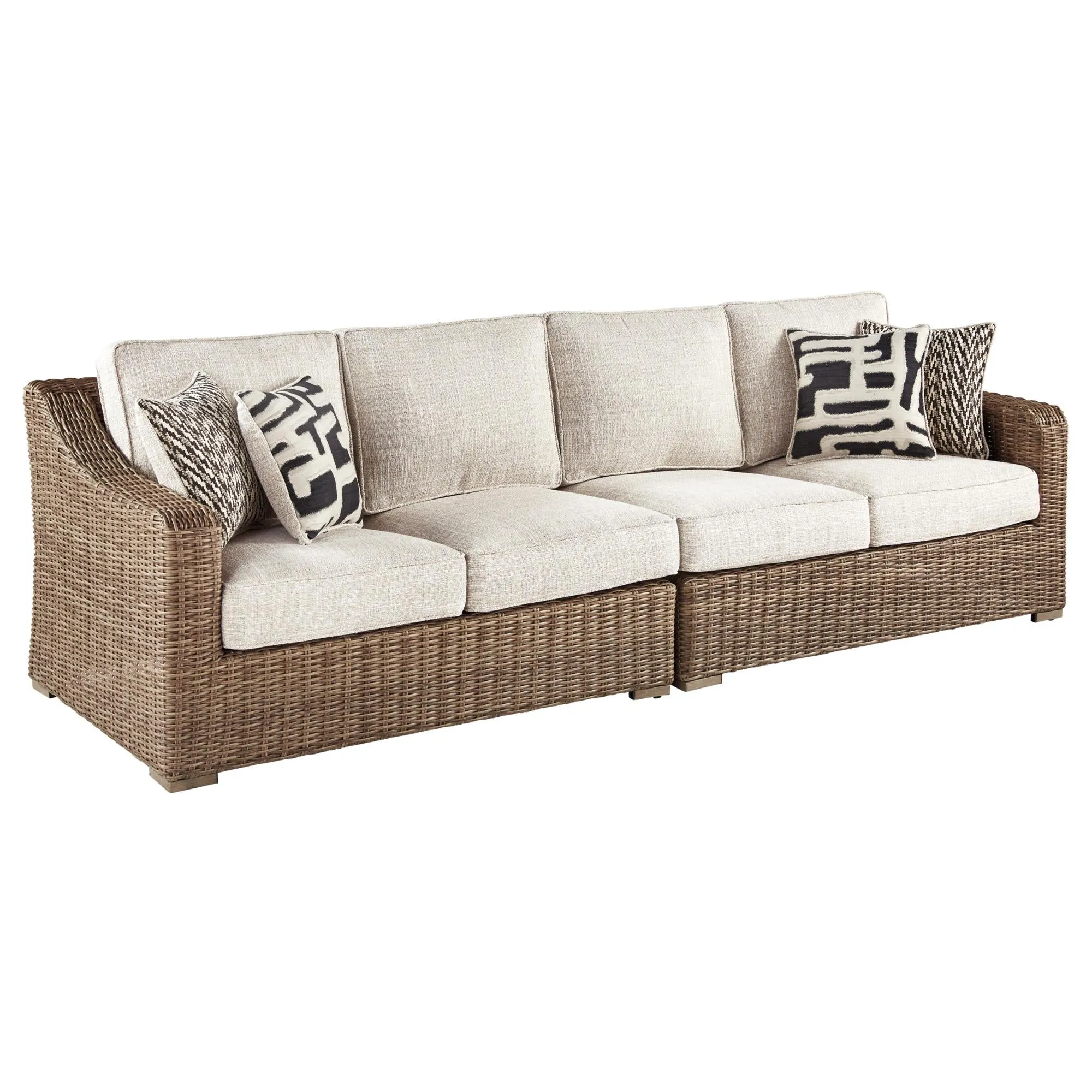 Signature Design by Ashley Beachcroft P791P11 6 pc Outdoor Seating Set