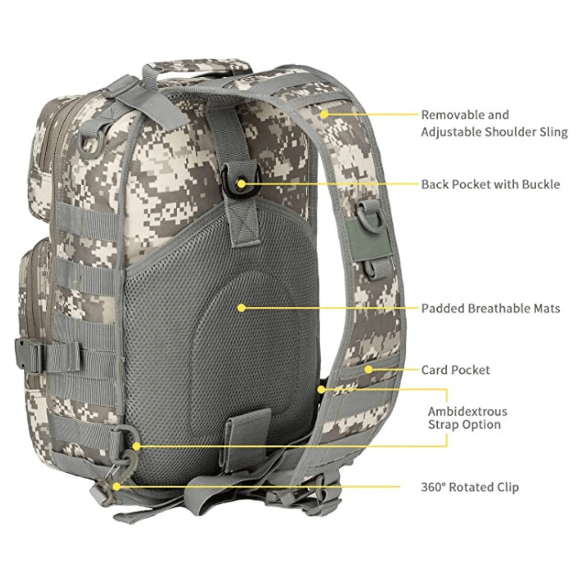 Tactical Military Medium Sling Range Bag by Jupiter Gear