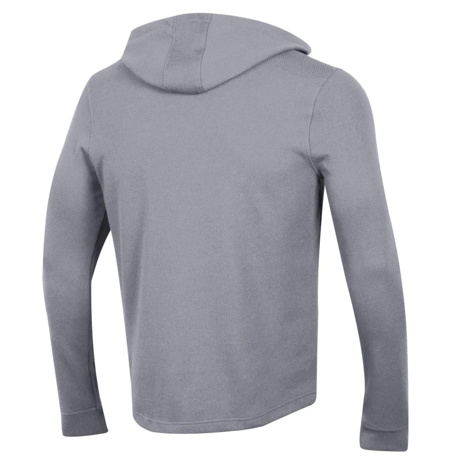 Texas Tech Red Raiders Under Armour Gray 1/4 Zip Sideline Waffle Hoodie Pullover