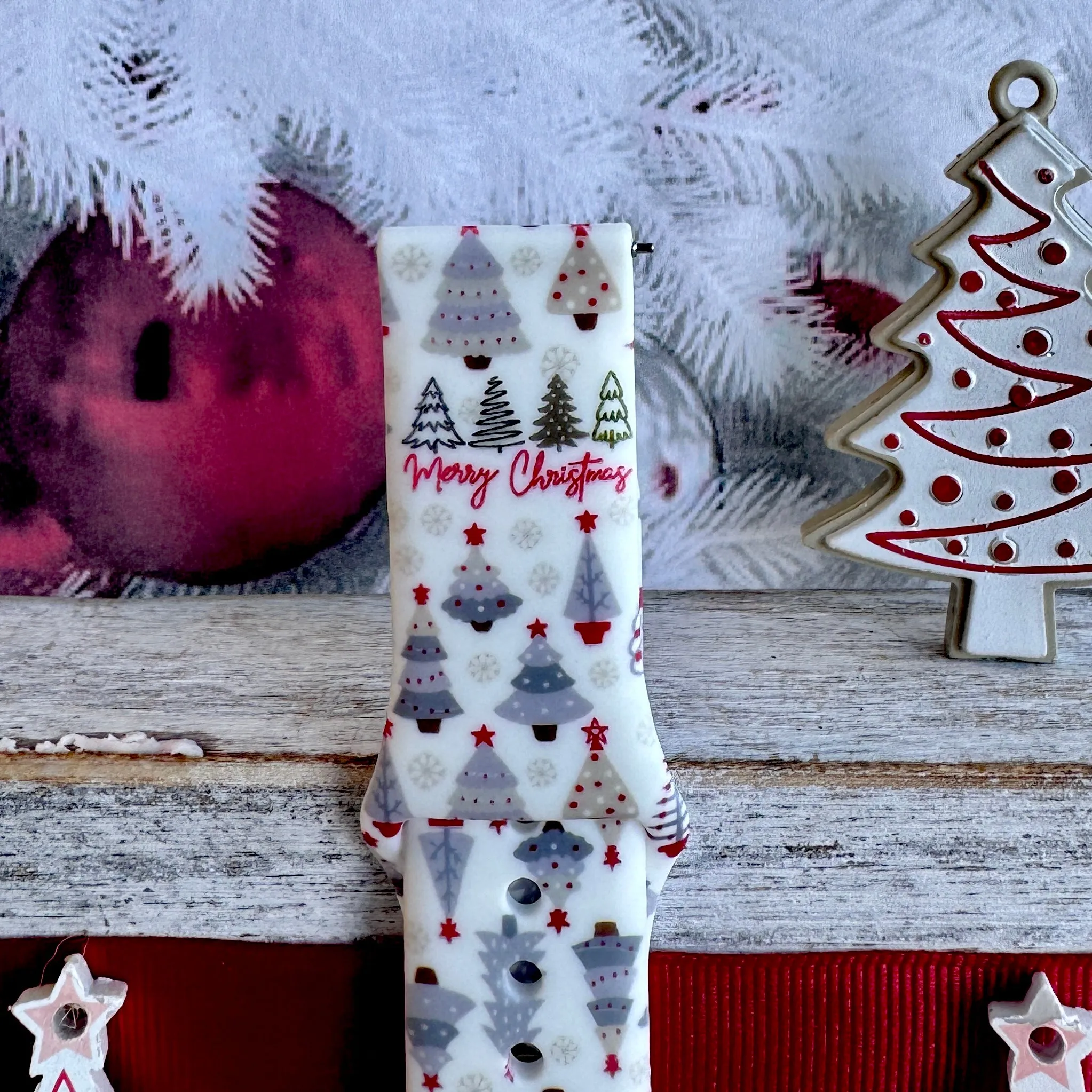 Tree-Mendous Christmas  Print Silicone Band For Samsung Watch
