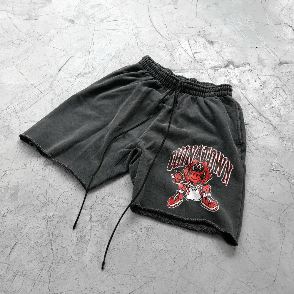 Trendy retro street casual hip-hop shorts