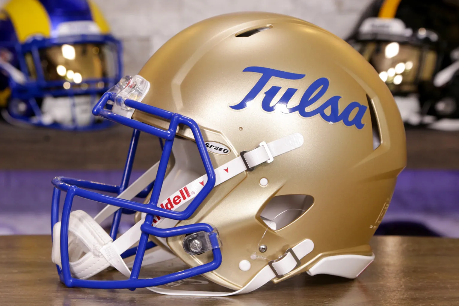 Tulsa Golden Hurricane Riddell Speed Authentic Helmet