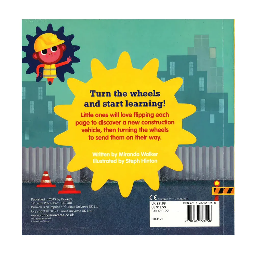 Turn & Learn: Construction Vehicles - Diggers