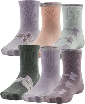 Under Armour Junior Essential Quarter 6-Pack