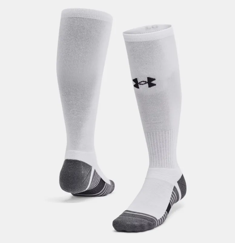 Under Armour Unisex UA Team Baseball Socks - White