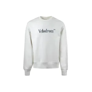 VELODROM Oversize Sweatshirt - Dusty White/Metallic Blue