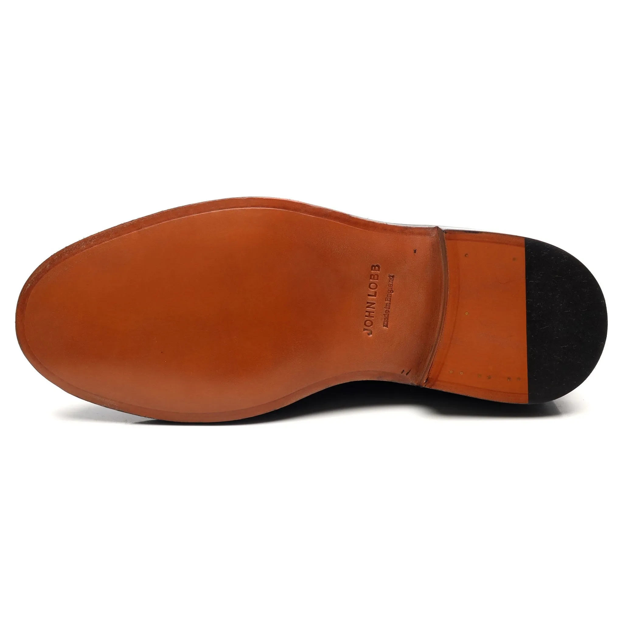 'William' Black Leather Double Monk Strap UK 6.5 E